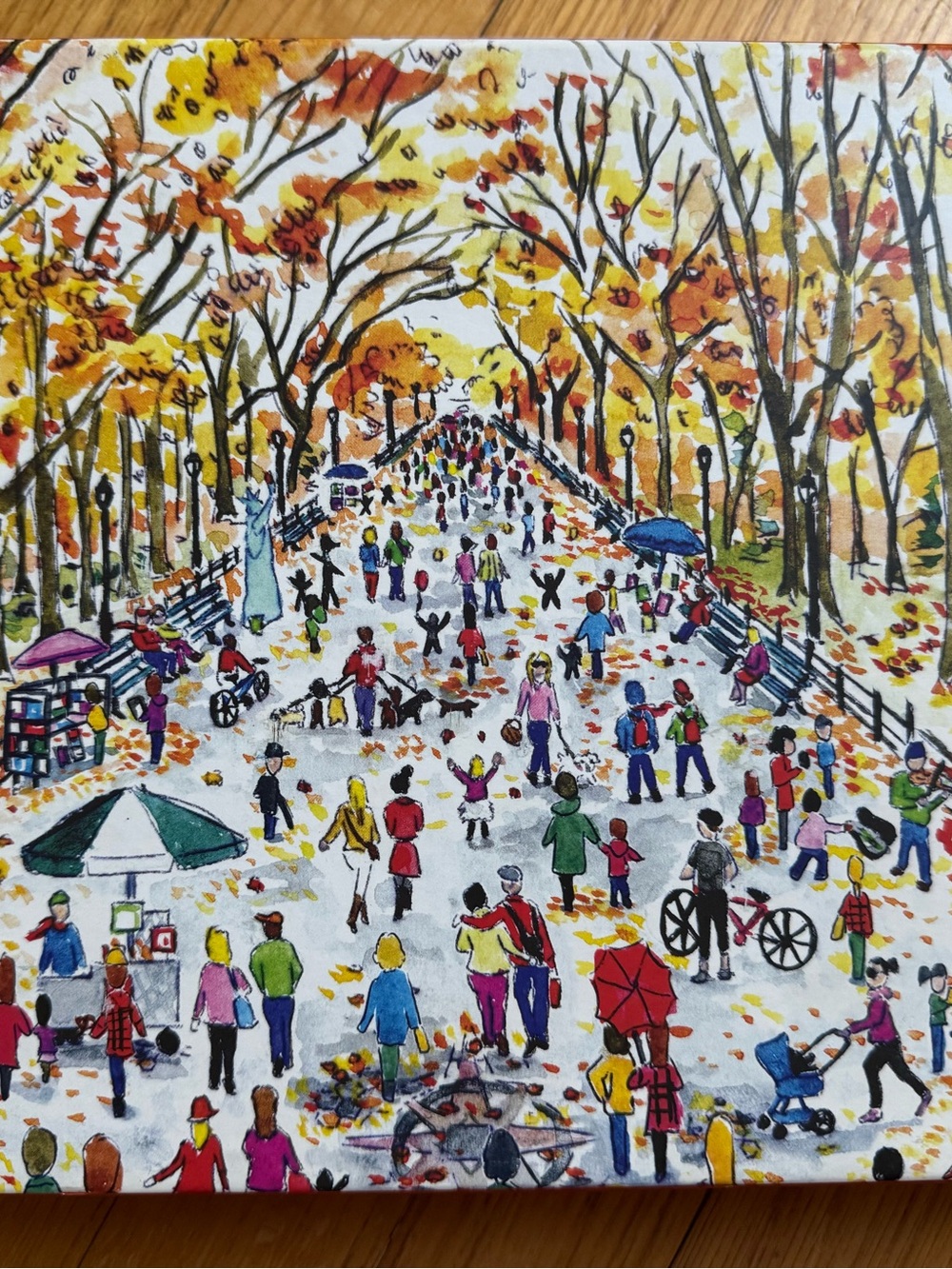 Galison Fall In Central Park Puzzle, Galison Puzzle, 1,000 piece puzzle
